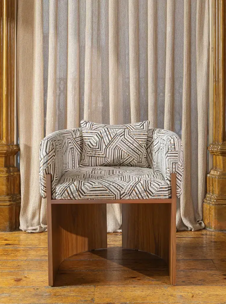charade geometric upholstery fabric